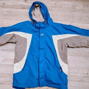 Helly Hansen Vibrant Blue and Cream Snow Jacket